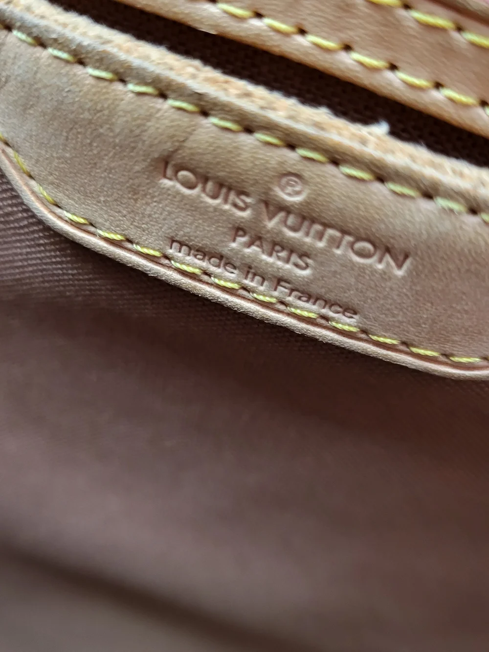 LOUIS VUITTON Monogram Canvas Palermo GM Bag, Authentic !!!